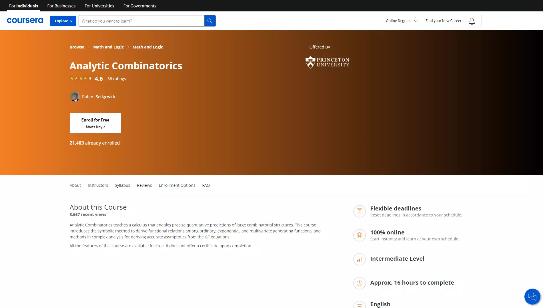 Analytic Combinatorics by Robert Sedgewick