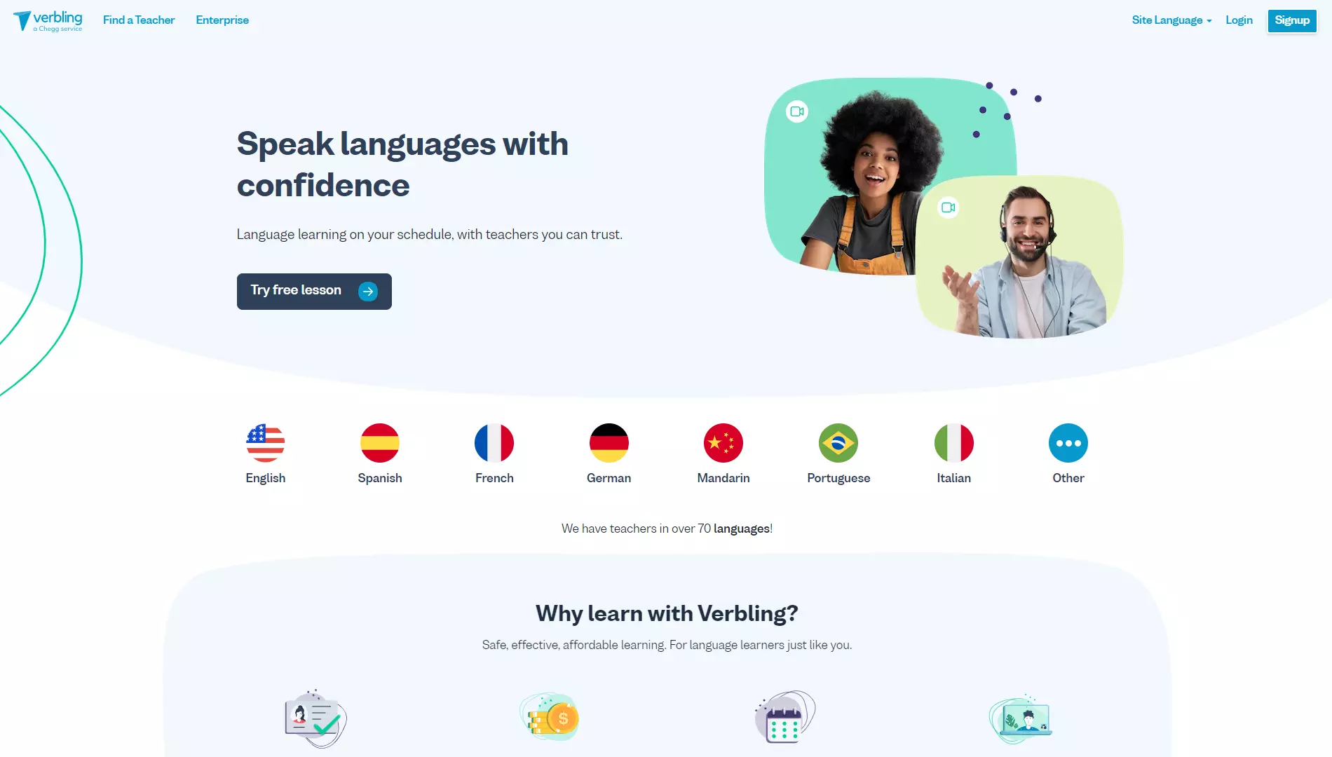 Verbling languages